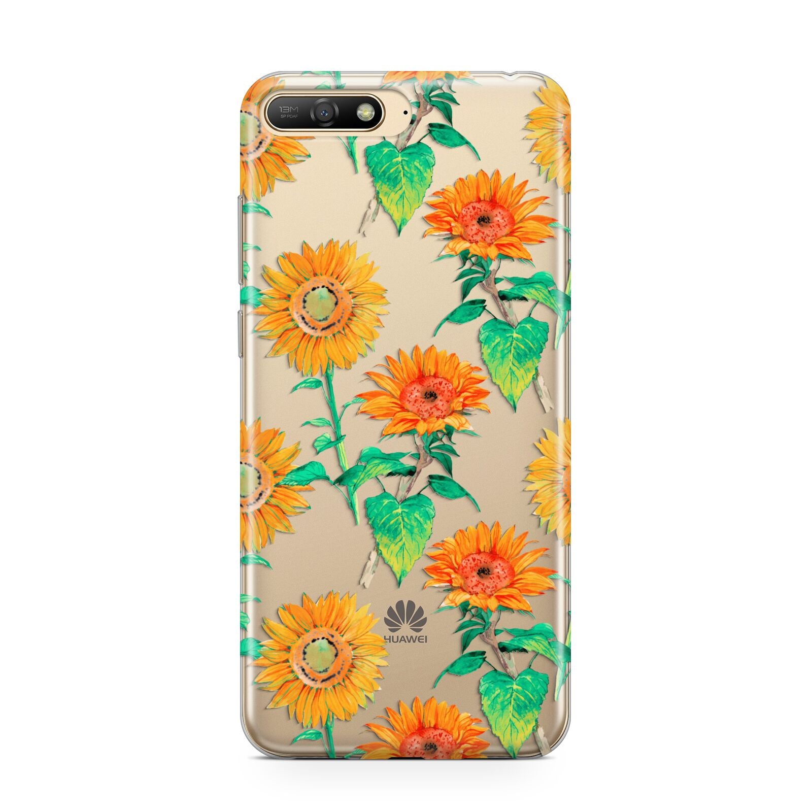 Sunflower Pattern Huawei Y6 2018