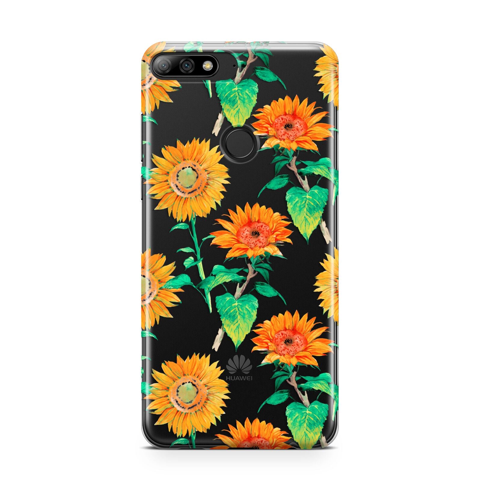 Sunflower Pattern Huawei Y7 2018
