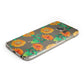 Sunflower Pattern Protective Samsung Galaxy Case Angled Image