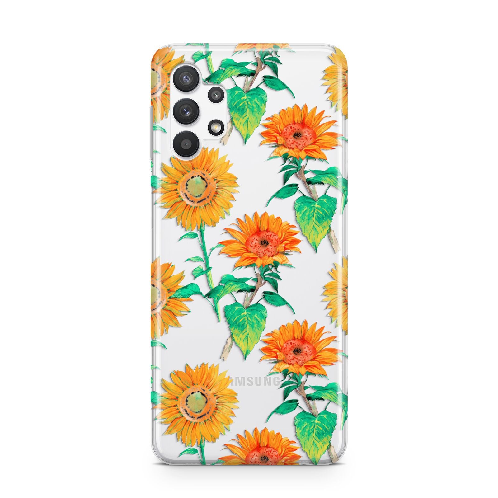 Sunflower Pattern Samsung A32 5G Case