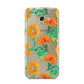 Sunflower Pattern Samsung Galaxy A5 2017 Case on gold phone