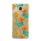 Sunflower Pattern Samsung Galaxy A7 2016 Case on gold phone