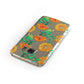 Sunflower Pattern Samsung Galaxy Case Front Close Up