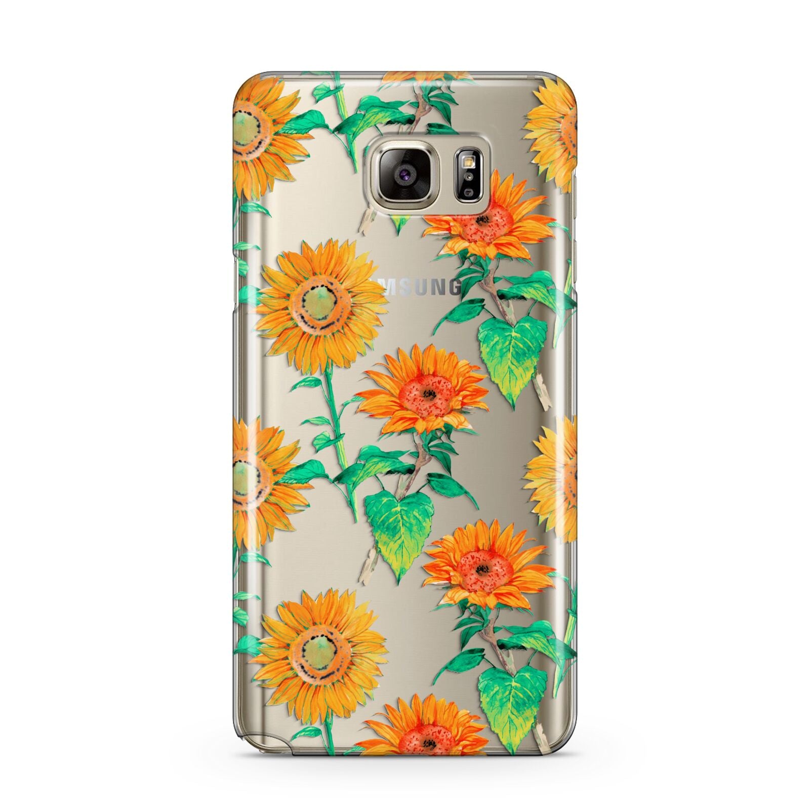 Sunflower Pattern Samsung Galaxy Note 5 Case