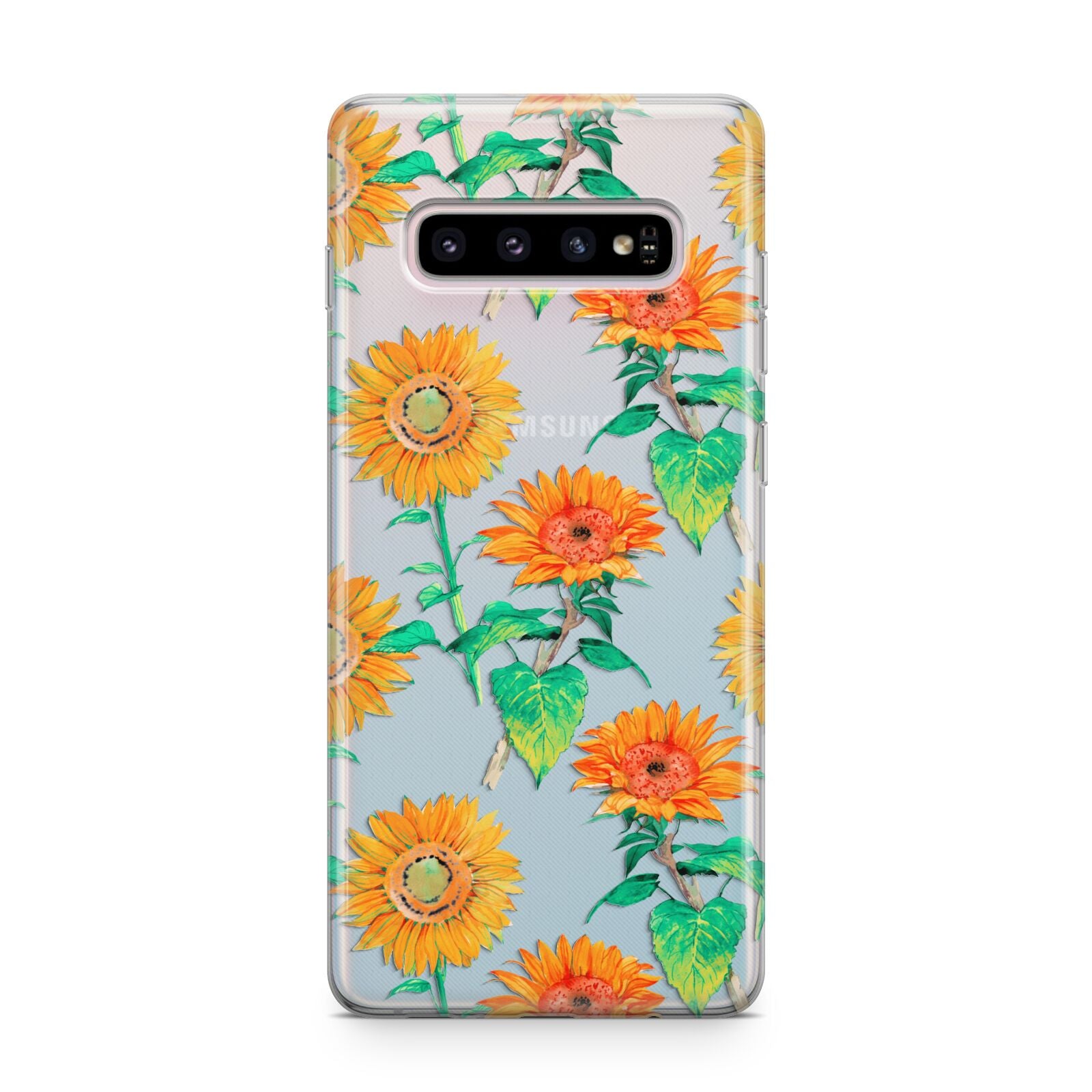 Sunflower Pattern Samsung Galaxy S10 Plus Case