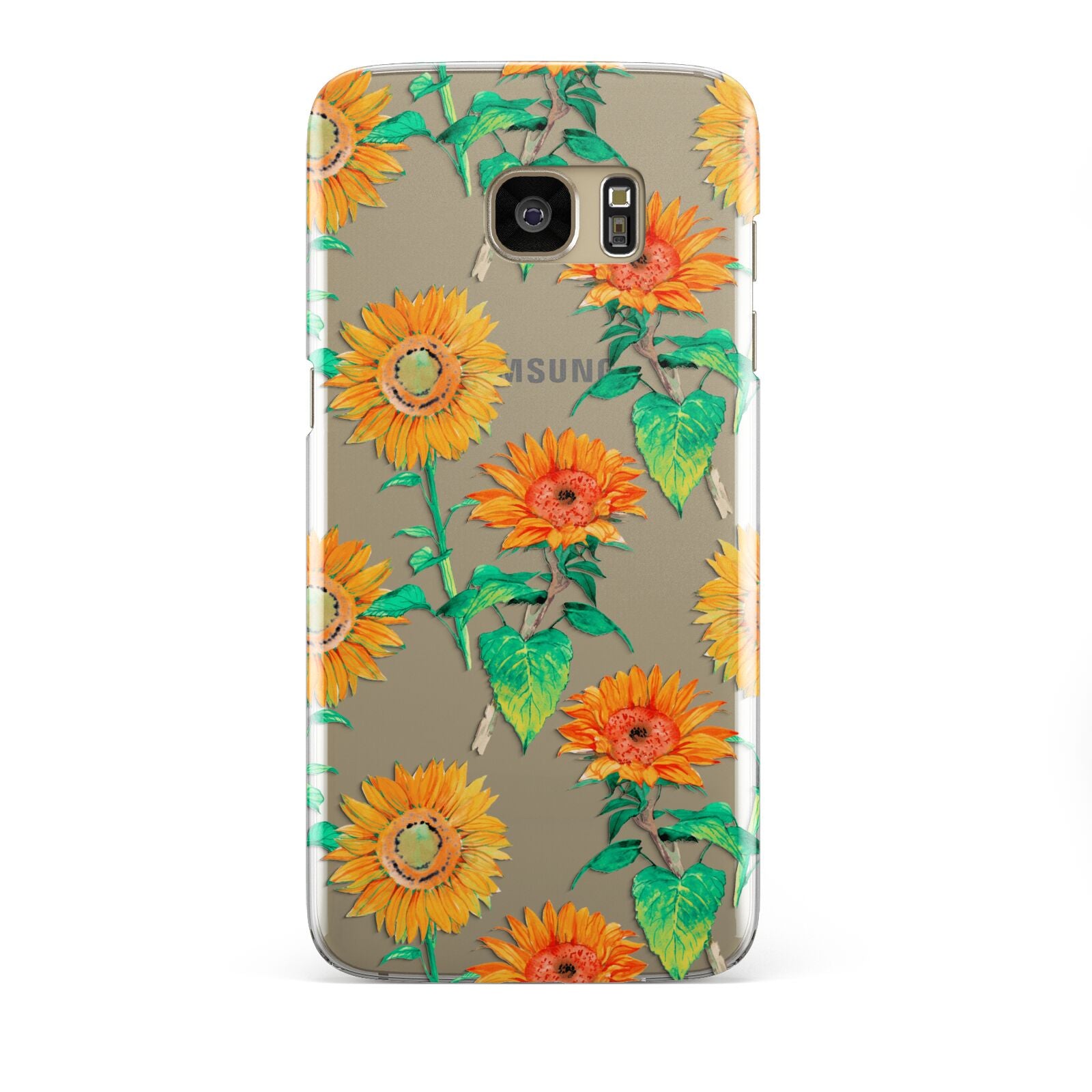 Sunflower Pattern Samsung Galaxy S7 Edge Case
