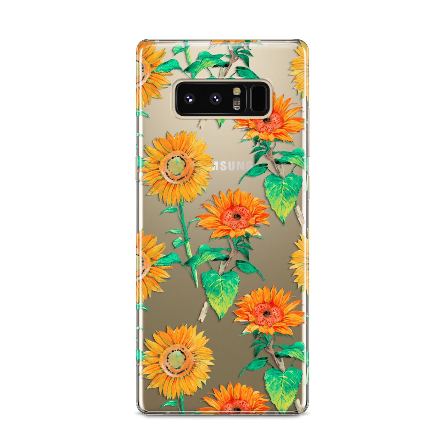 Sunflower Pattern Samsung Galaxy S8 Case