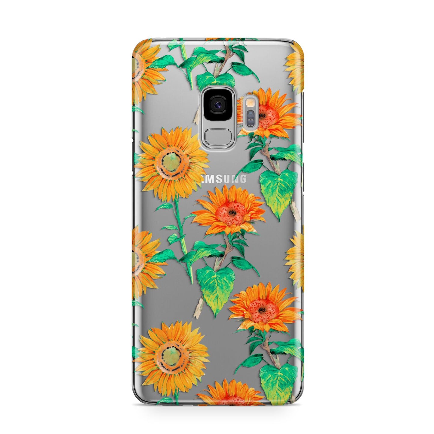 Sunflower Pattern Samsung Galaxy S9 Case