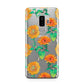 Sunflower Pattern Samsung Galaxy S9 Plus Case on Silver phone