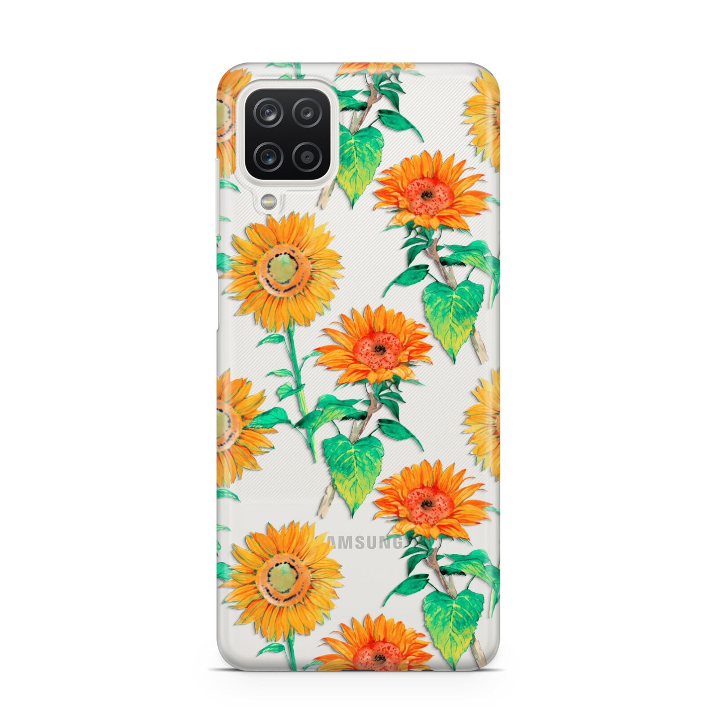 Sunflower Pattern Samsung M12 Case
