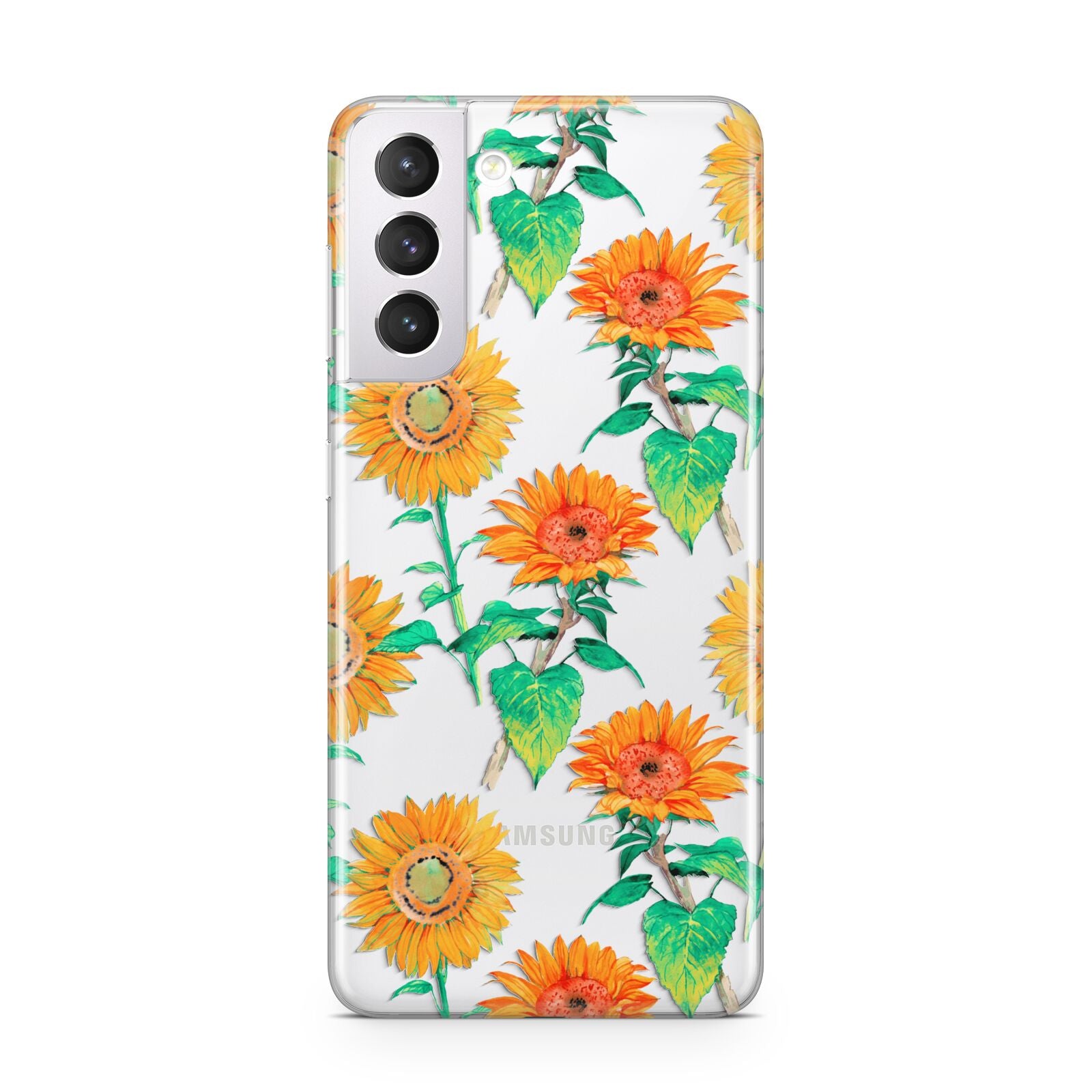 Sunflower Pattern Samsung S21 Case
