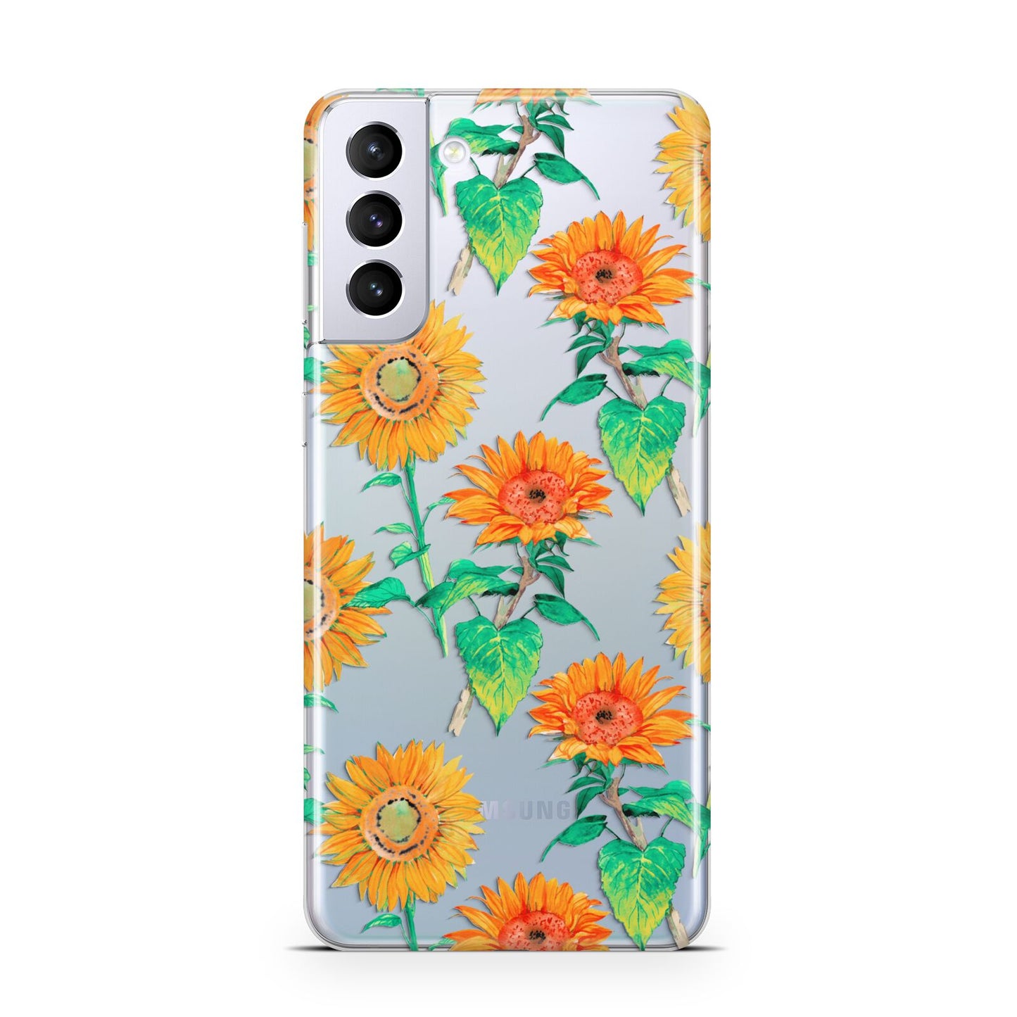 Sunflower Pattern Samsung S21 Plus Case