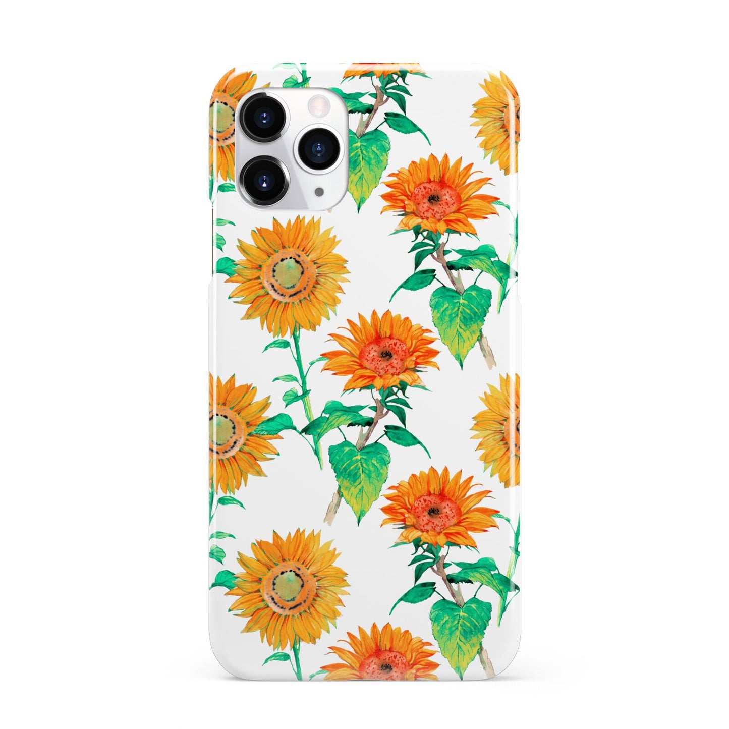 Sunflower Pattern iPhone 11 Pro 3D Snap Case