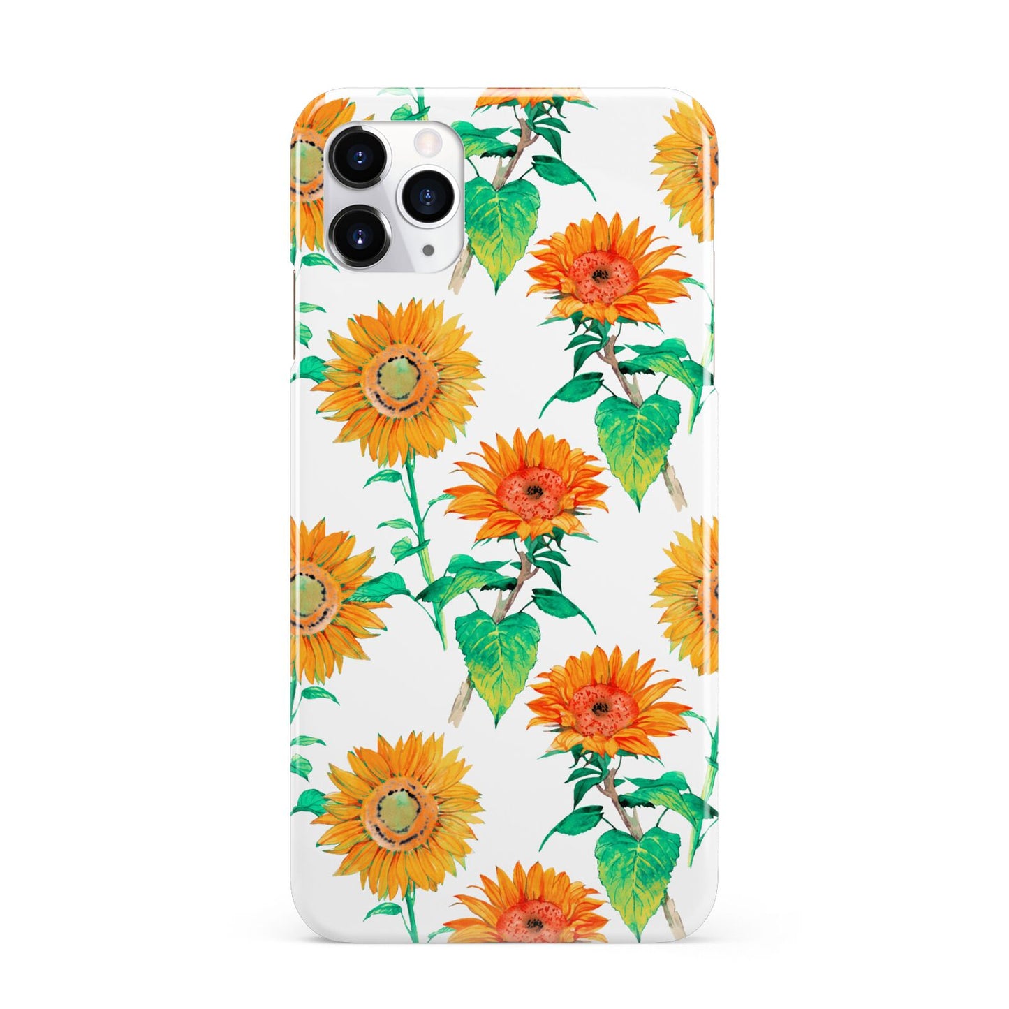 Sunflower Pattern iPhone 11 Pro Max 3D Snap Case