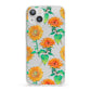 Sunflower Pattern iPhone 13 Clear Bumper Case