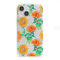 Sunflower Pattern iPhone 13 Mini Clear Bumper Case
