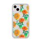 Sunflower Pattern iPhone 14 Plus Clear Tough Case Starlight