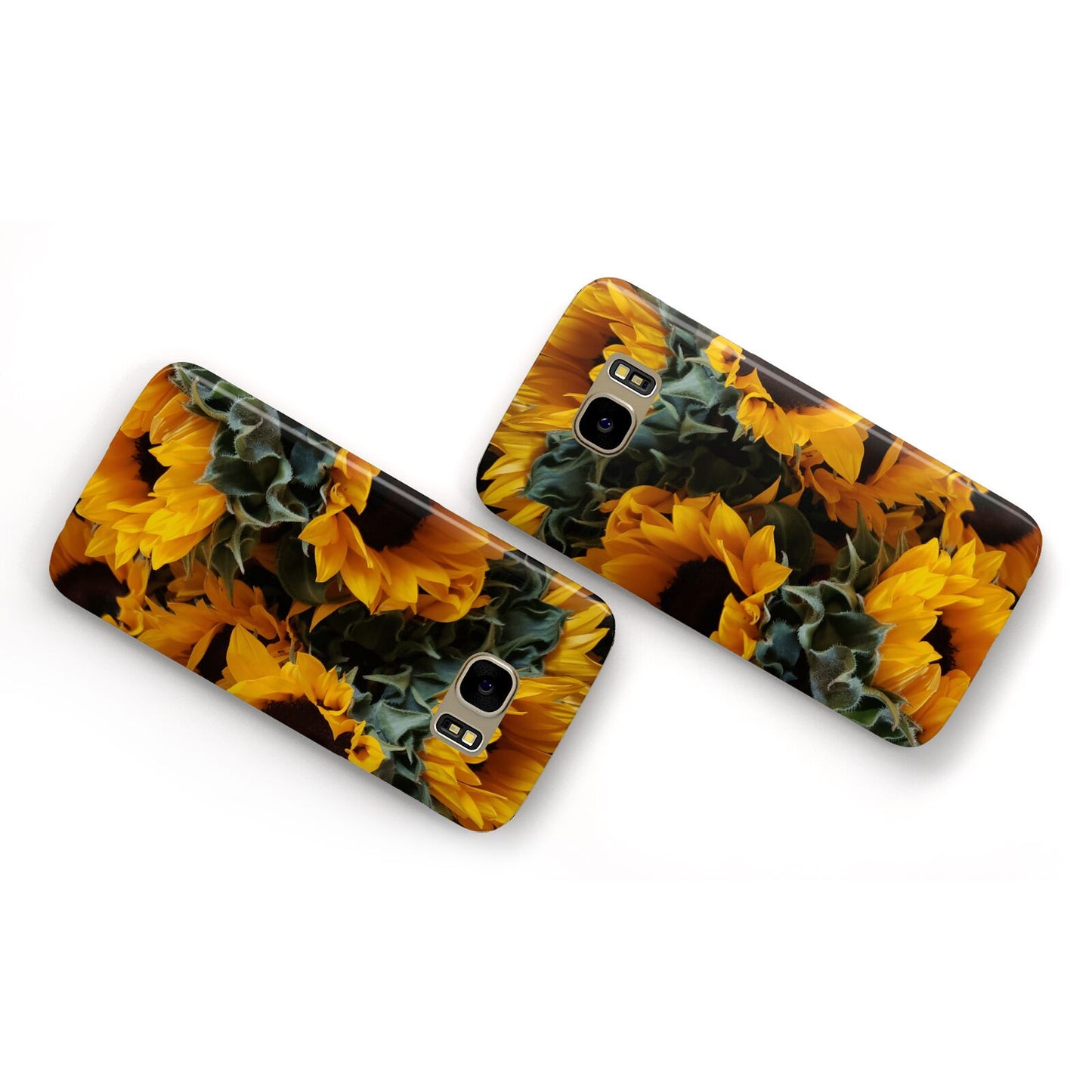 Sunflower Samsung Galaxy Case Flat Overview