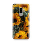 Sunflower Samsung Galaxy S9 Plus Case on Silver phone