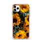 Sunflower iPhone 11 Pro Max Impact Pink Edge Case