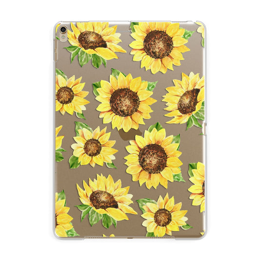 Sunflowers Apple iPad Gold Case