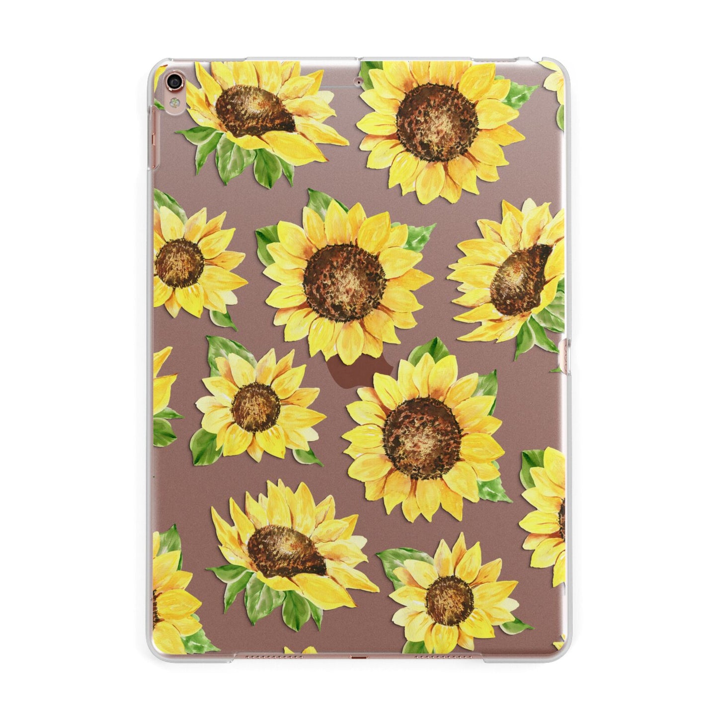 Sunflowers Apple iPad Rose Gold Case