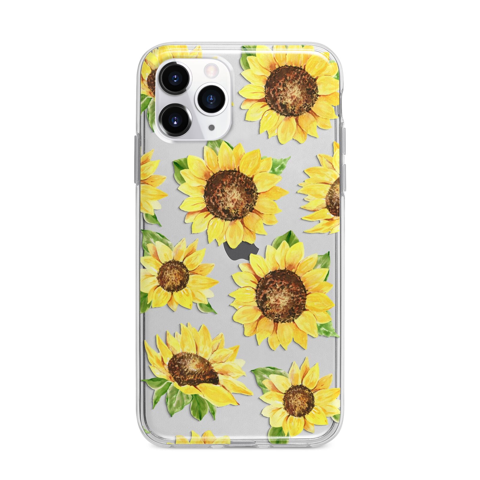 Sunflowers Apple iPhone 11 Pro Max in Silver with Bumper Case