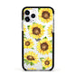 Sunflowers Apple iPhone 11 Pro in Silver with Black Impact Case