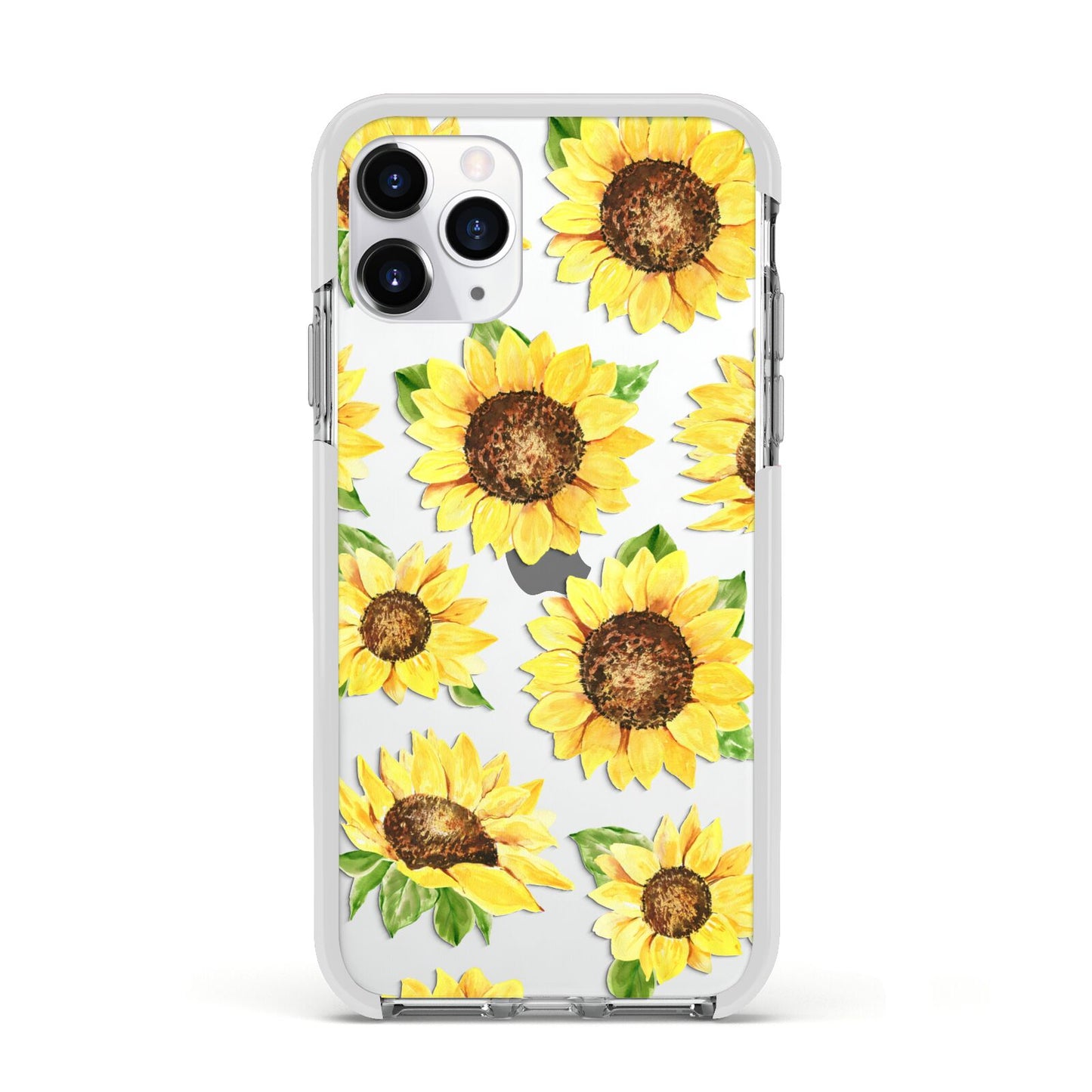 Sunflowers Apple iPhone 11 Pro in Silver with White Impact Case