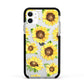 Sunflowers Apple iPhone 11 in White with Black Impact Case
