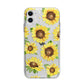 Sunflowers Apple iPhone 11 in White with Bumper Case