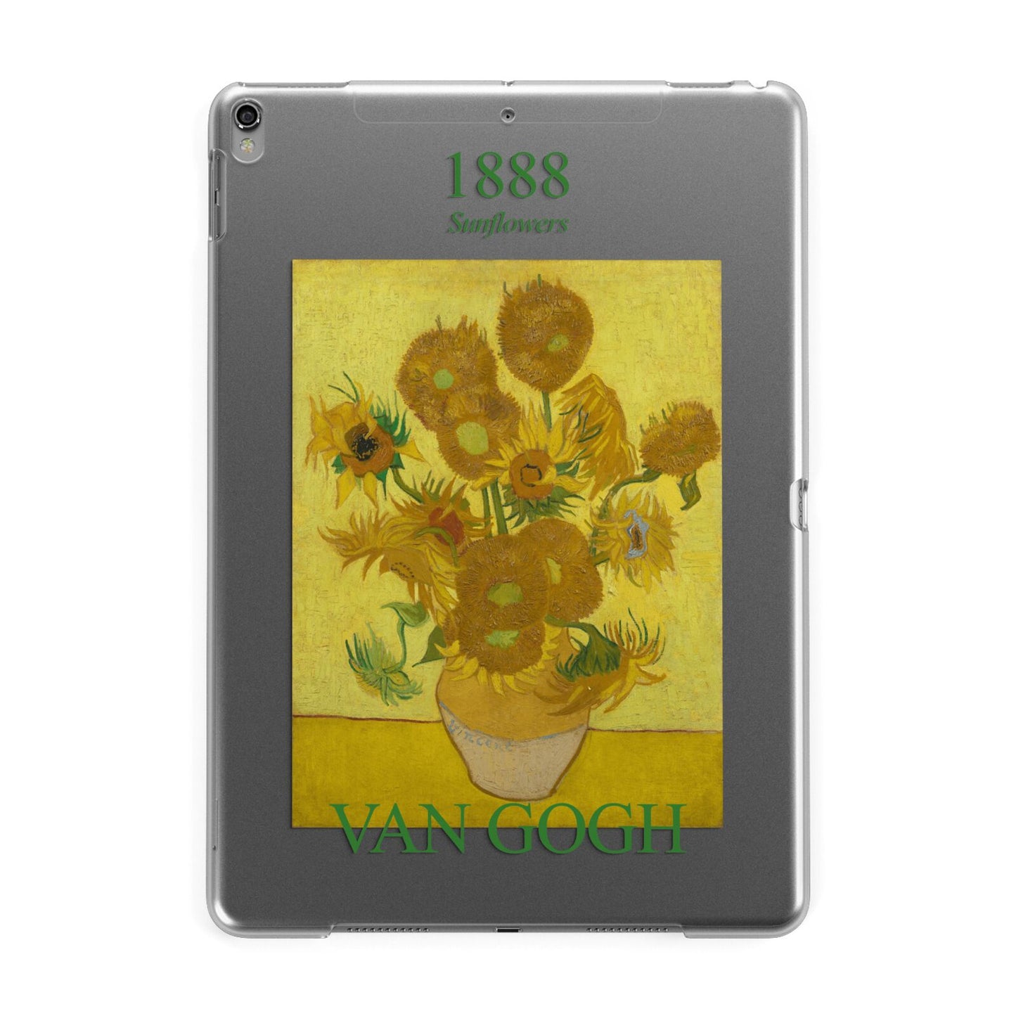 Sunflowers By Van Gogh Apple iPad Grey Case