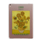 Sunflowers By Van Gogh Apple iPad Rose Gold Case