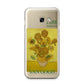 Sunflowers By Van Gogh Samsung Galaxy A3 2017 Case on gold phone