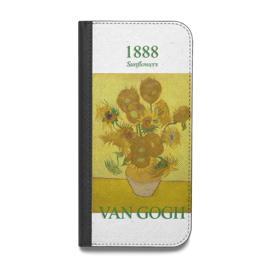 Sunflowers By Van Gogh Vegan Leather Flip Samsung Case