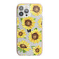 Sunflowers iPhone 13 Pro Max TPU Impact Case with Pink Edges
