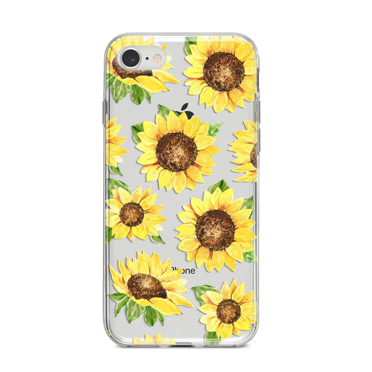 Sunflowers iPhone 8 Bumper Case on Silver iPhone