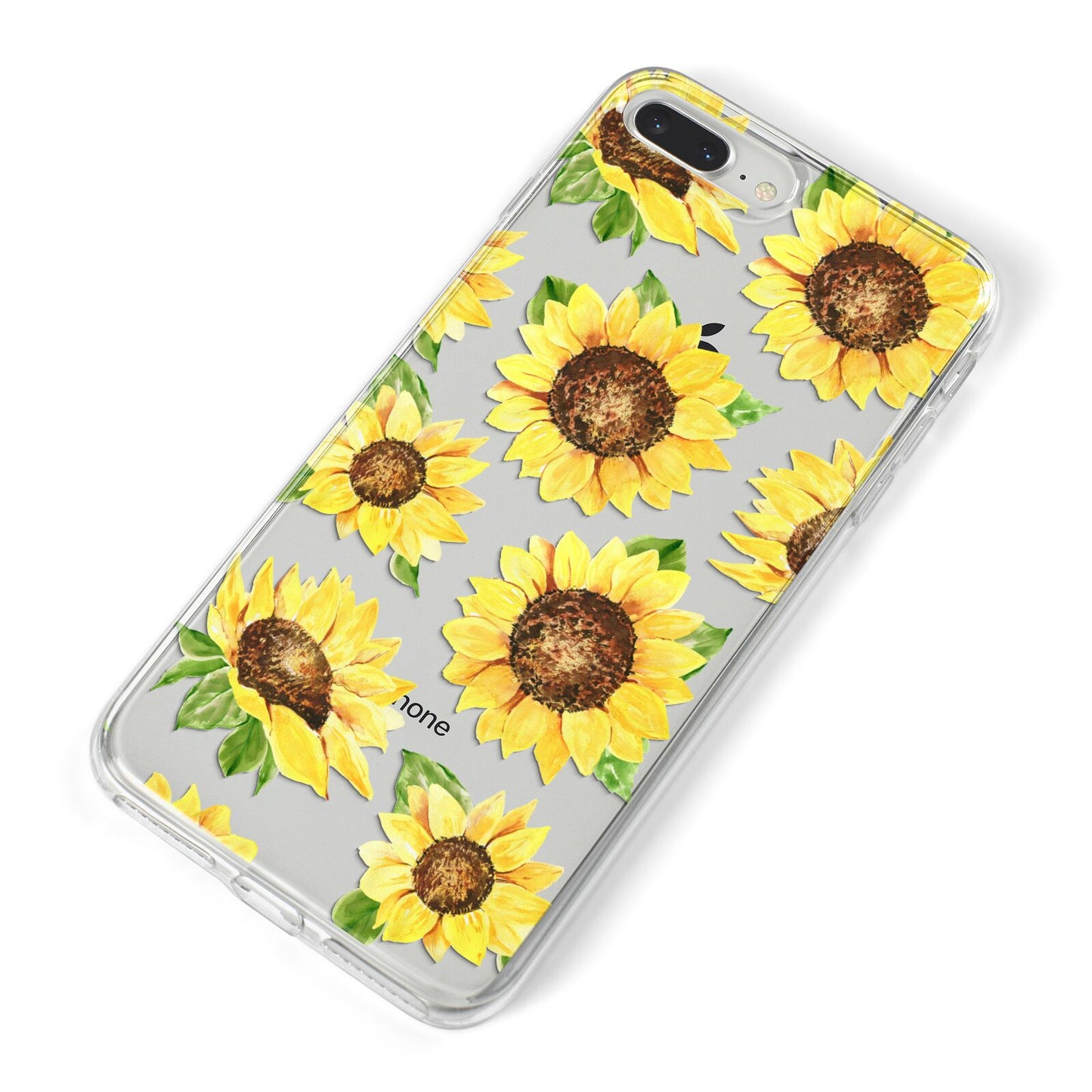 Sunflowers iPhone 8 Plus Bumper Case on Silver iPhone Alternative Image