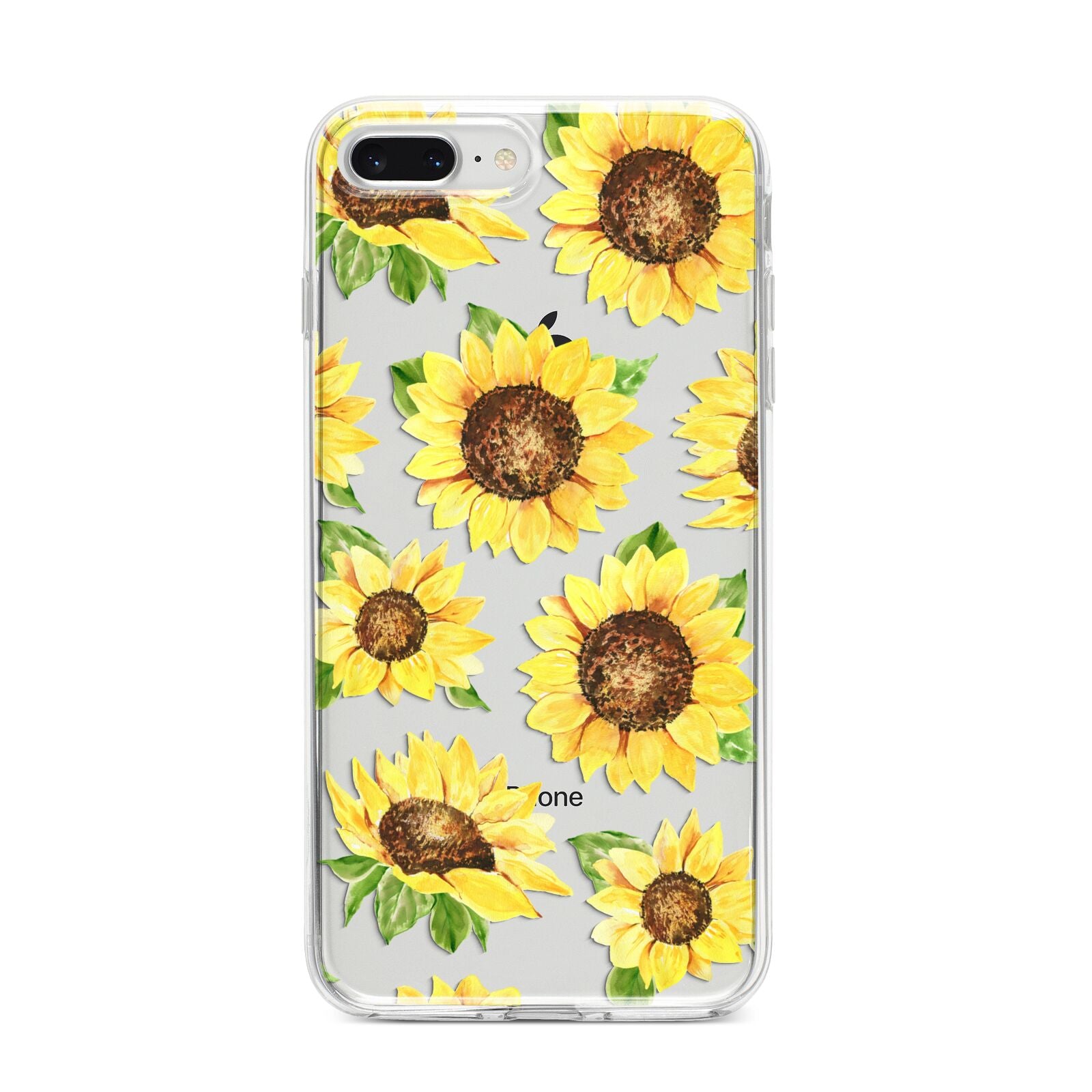 Sunflowers iPhone 8 Plus Bumper Case on Silver iPhone