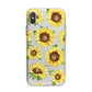 Sunflowers iPhone X Bumper Case on Silver iPhone Alternative Image 1