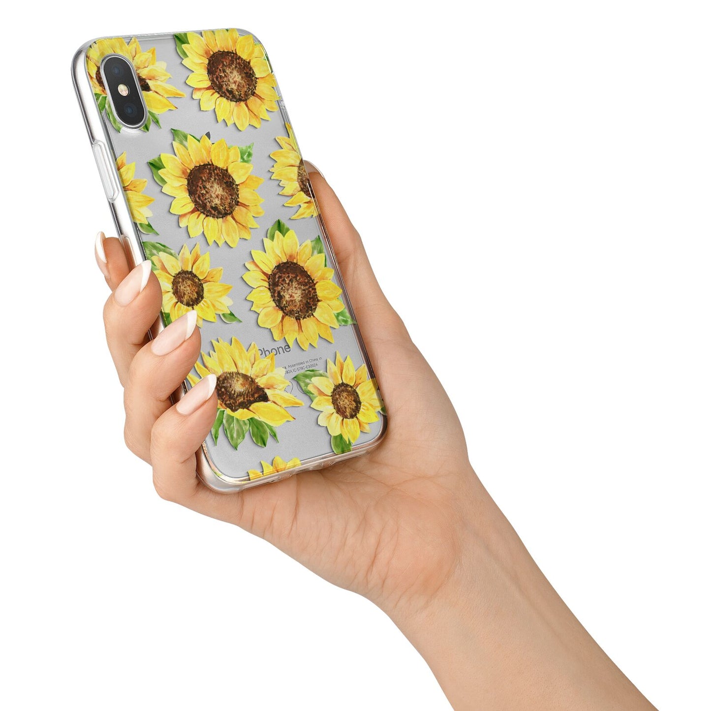 Sunflowers iPhone X Bumper Case on Silver iPhone Alternative Image 2