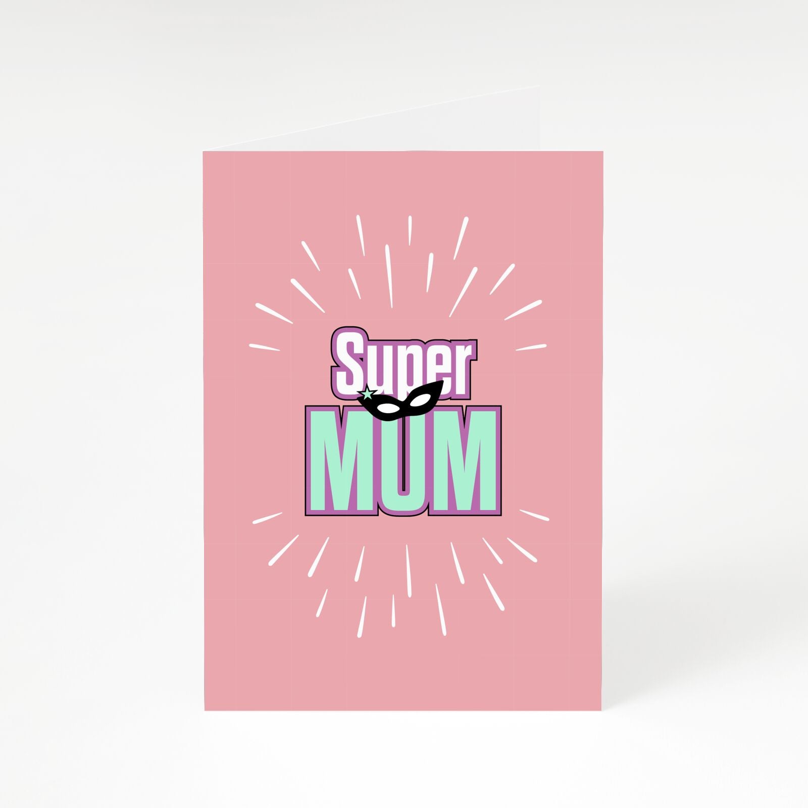 Super Mum Mothers Day A5 Greetings Card