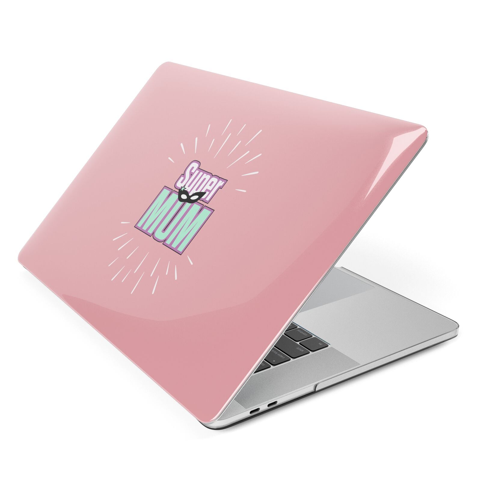 Super Mum Mothers Day Apple MacBook Case Side View