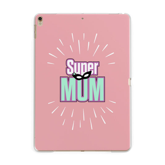 Super Mum Mothers Day Apple iPad Gold Case