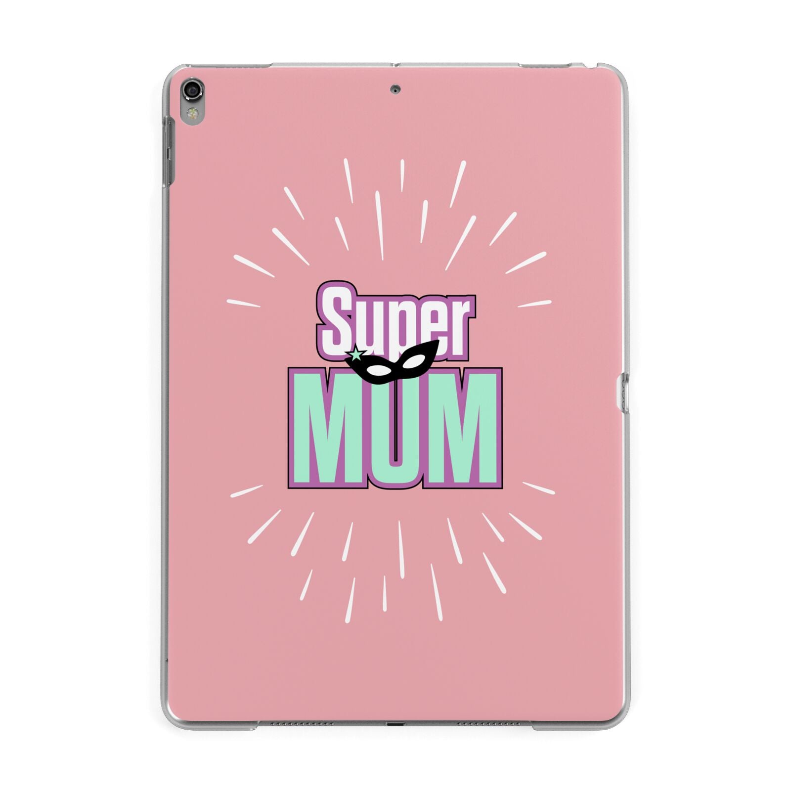Super Mum Mothers Day Apple iPad Grey Case