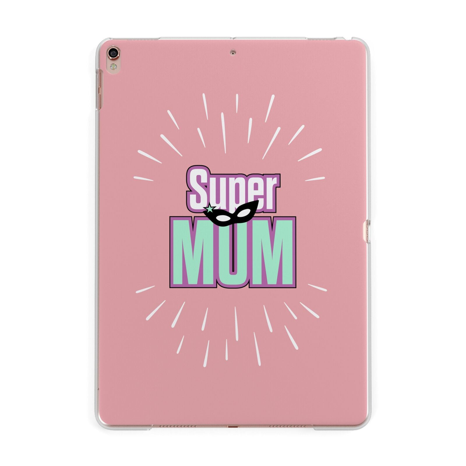 Super Mum Mothers Day Apple iPad Rose Gold Case