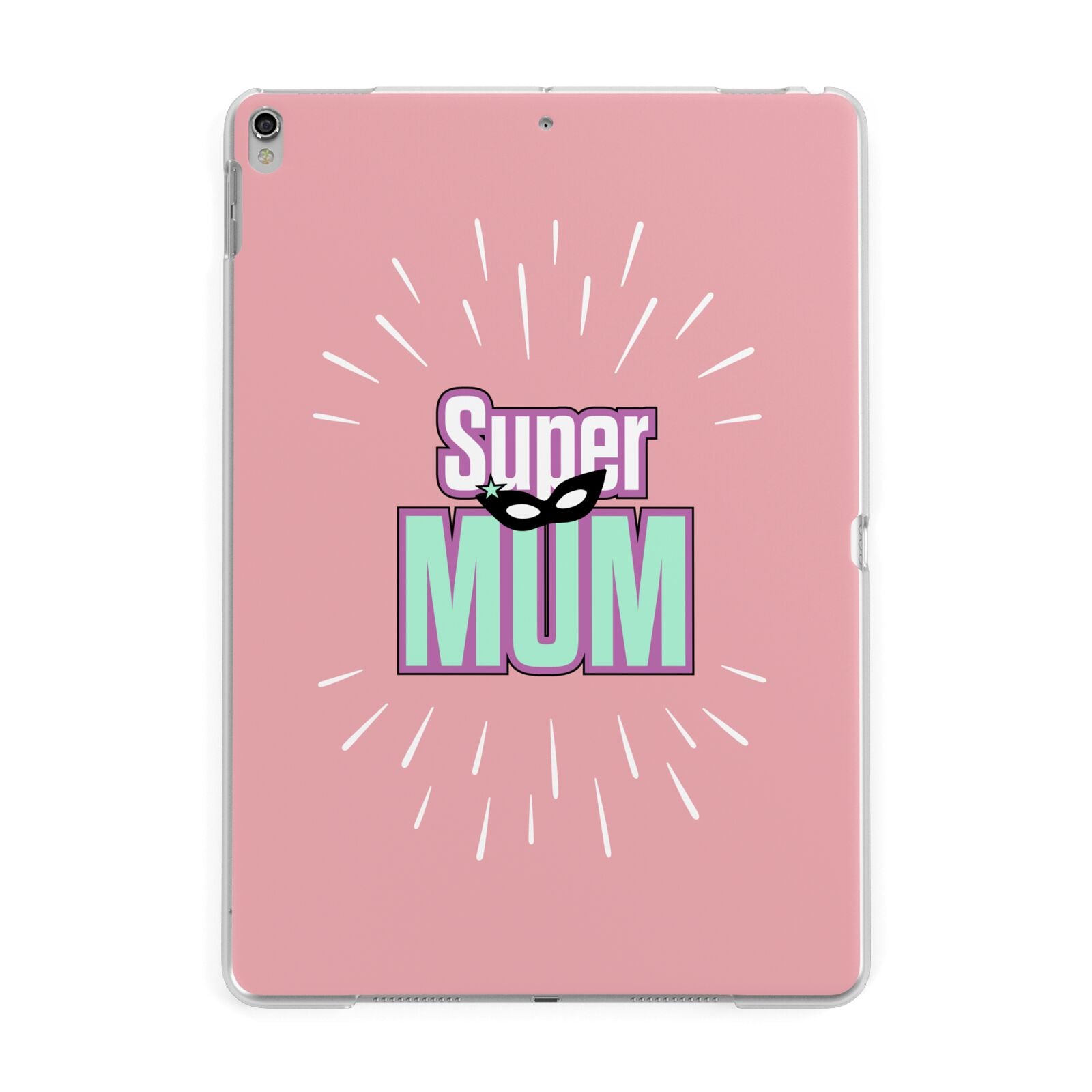 Super Mum Mothers Day Apple iPad Silver Case