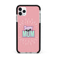 Super Mum Mothers Day Apple iPhone 11 Pro Max in Silver with Black Impact Case