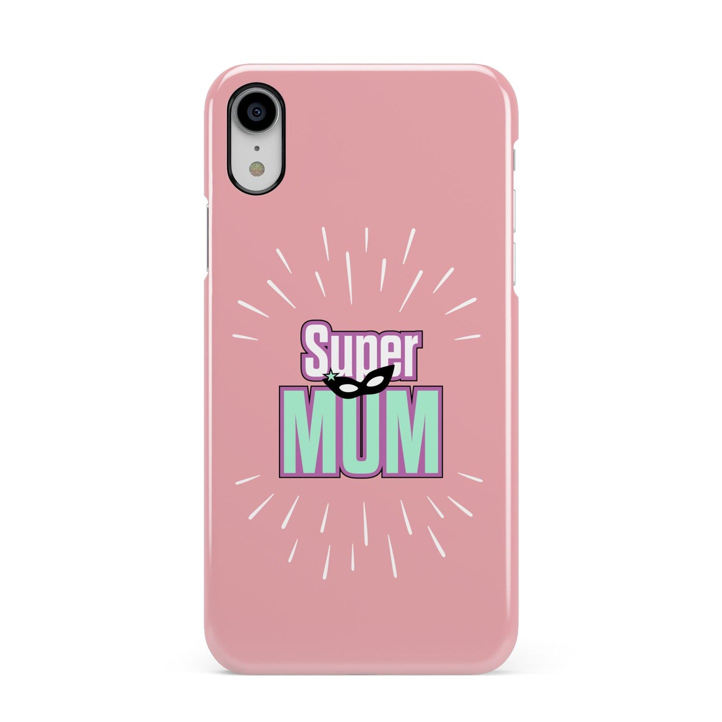 Super Mum Mothers Day Apple iPhone XR White 3D Snap Case