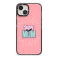 Super Mum Mothers Day iPhone 13 Black Impact Case on Silver phone